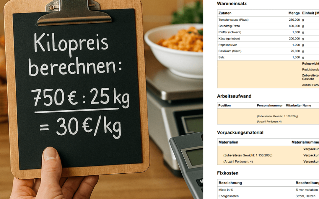 kg Preis berechnen