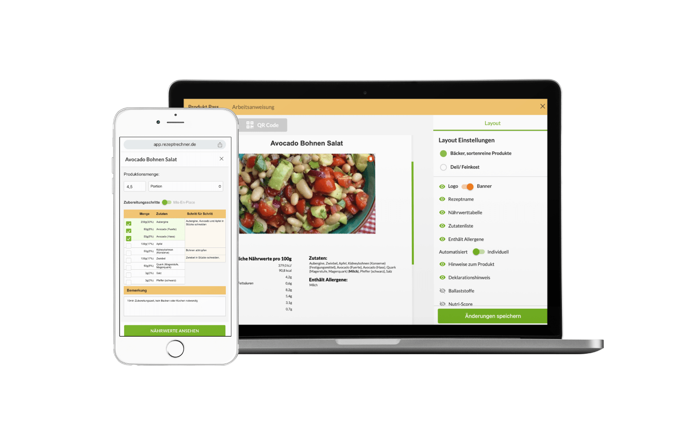 Rezeptverwaltungsoftware für Gastronomie