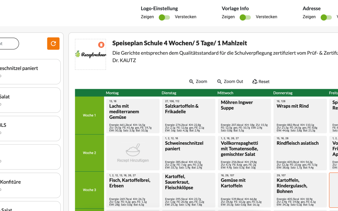 Software Schulverpflegung