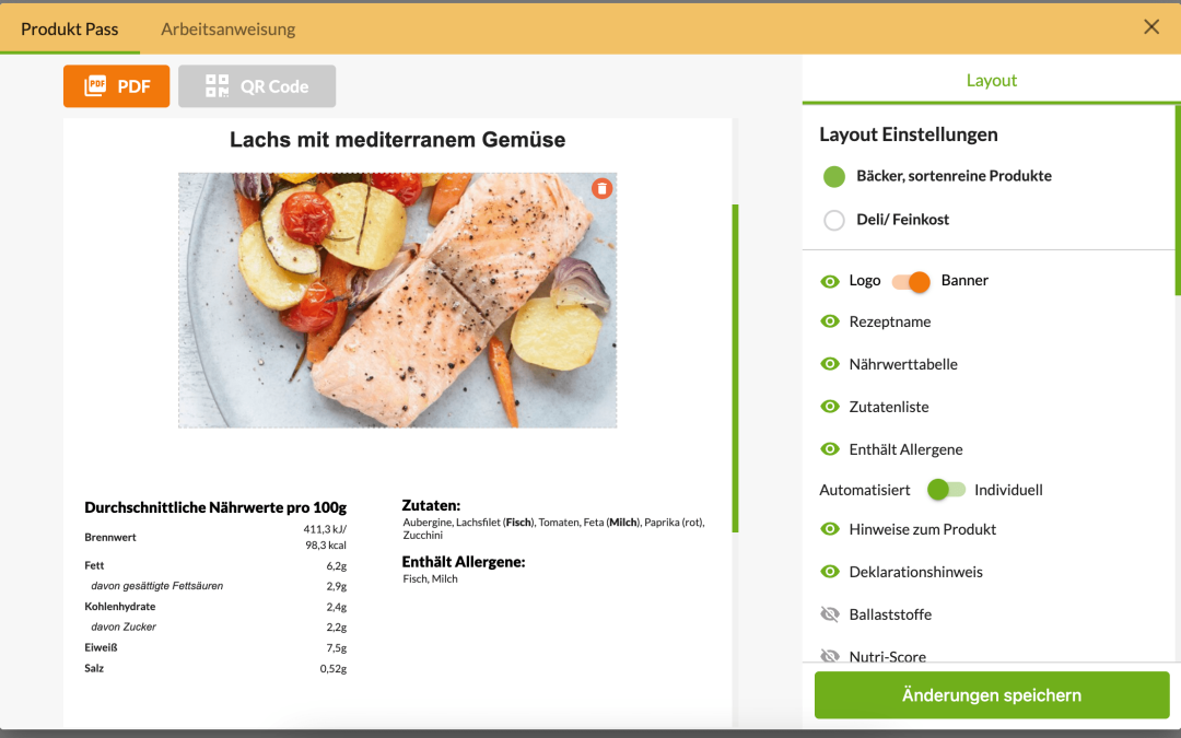 Rezept Software Gastronomie